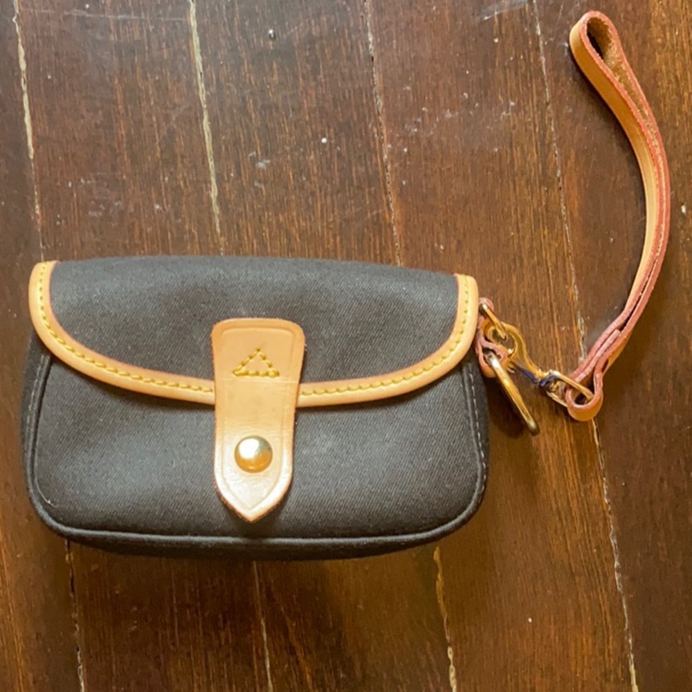 Dooney & Bourke Leather Trim Wristlet